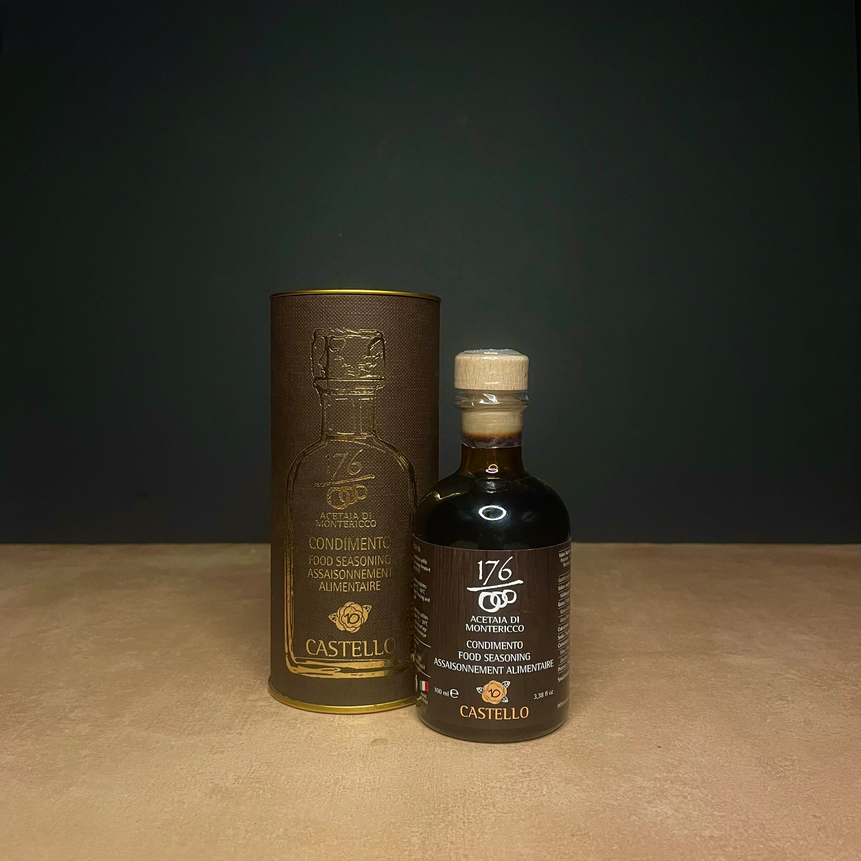 Castello Aged Balsamic of Reggio Emilia 100ml Boxed 10 years Aged. Olives&Oils(O&O)